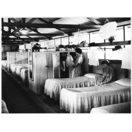 A dormitory in the 66 AWAS Barracks, Townsville, 30 March 1945