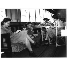 Recreation room, 66 AWAS Barracks, Townsville, 30th March 1945