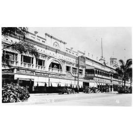 Johnson collection : City Buildings and Town Hall, Flinders Street, Townsville, circa 1930