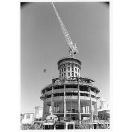 Hotel Townsville during construction, Flinders Street, Townsville. October 1974