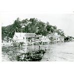 Johnson collection : Jetty and buildings on Magnetic Island