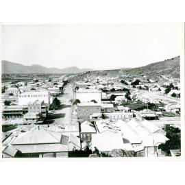 Johnson collection : View of the Townsville City area, showing Sturt Street and Walker Street
