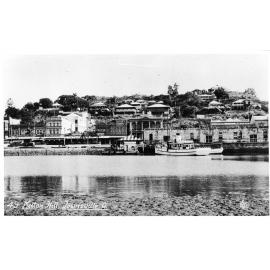 Johnson collection : View of Ross Creek, Flinders Street East and Melton Hill, Townsville