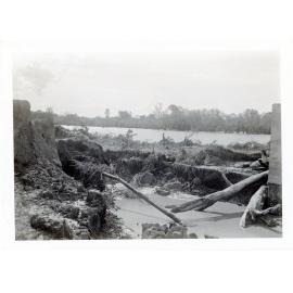 Cyclone damage, Aplin's weir, Townsville, 1940 or 1941