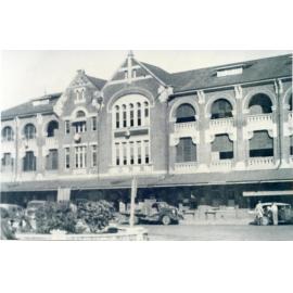 Townsville railway station, during World War II