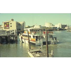 Magnetic Link island ferries at Ross Creek ferry terminals, Townsville, 1991