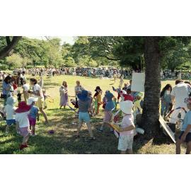Children's activities in a Townsville park, 1991