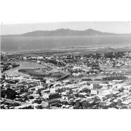 Townsville city area, Ross Creek and South Townsville. View from Castle Hill, 1930 