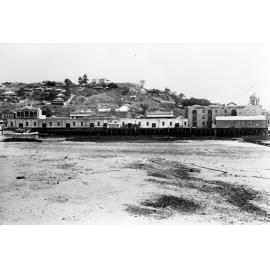 Burns Philp building and warehouse, Ross Creek, Townsville, ca 1920
