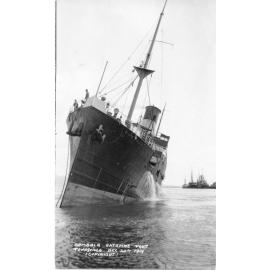 S.S. Bombala entering Townsville Port, 20th December, 1919 