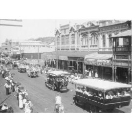 Armistice Day procession, Flinders Street, Townsville, 11th November 1918. 