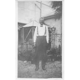 Photograph of an unknown man, from the W.J. Laurie collection 