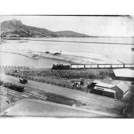Reclamation work, Townsville harbour, 1913 