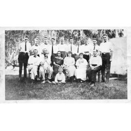 Photograph of an unknown group, from the W.J. Laurie collection 
