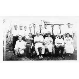 Photograph of an unknown group, from the W.J. Laurie collection 