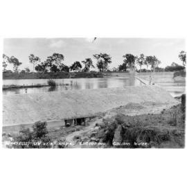 Townsville's new weir, holding 830,000,000 gallons of water. 