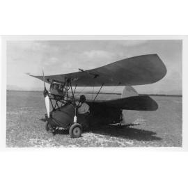 The Flying Flea, on the Town Common, Townsville, 2 October 1938