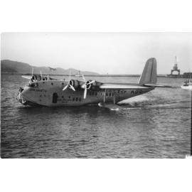 QANTAS Empire Airways Flying Boat, Coolangatta, in Townsville harbour, 1938 