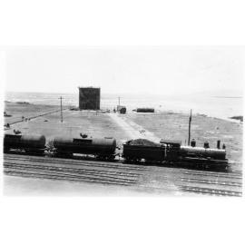 Train and Tank, Townsville harbour, 1935 