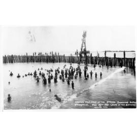 The opening of the City Baths on the the Strand, Townsville, 19 February 1921