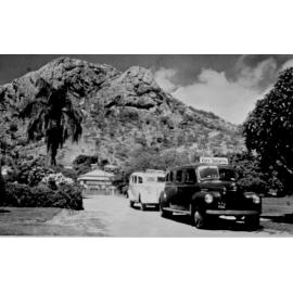 Mount Spec, tour bus showing the local sights, n.d. 