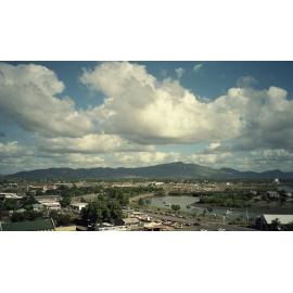 View of Ross Creek from the Palmer and Dean Street intersection, Townsville, 1991