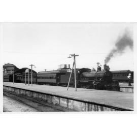 Train at the Railway Station, Flinders Street west, Townsville, 1943