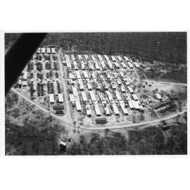 Aerial view of U.S. Army Hospital at Black River, Townsville, 1943