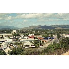 View of the city fringe at the intersection of Walker and Morris Streets, Townsville, 1991