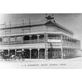A.E. McCreedy's Grand Central Hotel, Townsville 