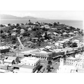 Melton Hill,Townsville, with the Flinders and Denham Street intersection in the foreground 