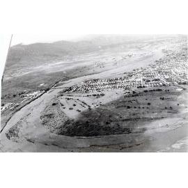 Mount Stuart, Ross River and Rosslea area, Townsville, aerial view, February 1976