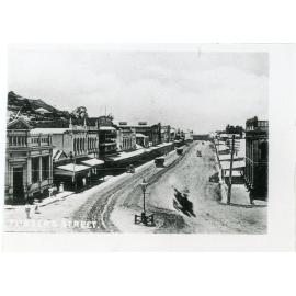 Flinders Street from Denham Street, Townsville, circa 1900