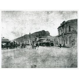 Flinders Street East looking west from the balcony of Tattersall's Hotel, Townsville, February 1896