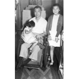 Eleanor, Frank and Barbara Chun Tie, in the Hong Kong Cafe, Townsville, circa 1953