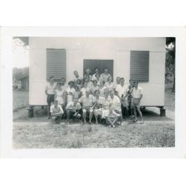Family photograph from the Quelch Forno collection : New Year's Camp 1953