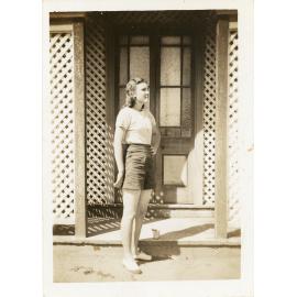 Family photograph from the Quelch Forno collection : Beryl at Blackheath