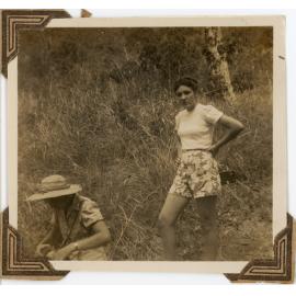Family photograph from the Quelch Forno collection : Beryl forno with an unidentified woman