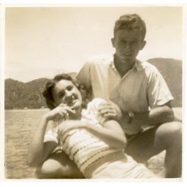 Family photograph from the Quelch Forno collection : Beryl Forno and Ken Kershaw