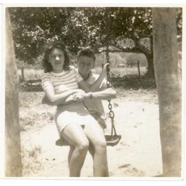 Family photograph from the Quelch Forno collection : Beryl Forno and Ken Kershaw
