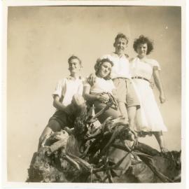 Beryl Forno and three other people, Townsville, [1950s]