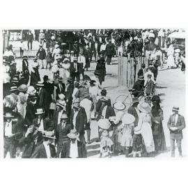 Opening day of the new Great Northern Railway Station, Townsville, 1913