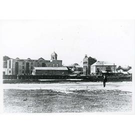 Burns Philp and Queensland Insurance Buildings from South Townsville, circa 1915