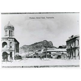 Flinders Street, Townsville, looking west from Wickham Street. after 1896