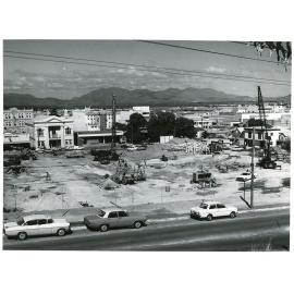 The site of the Law Courts between Wills and Walker Street, Townsville, 22 June, 1972