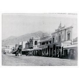 East end of Flinders Street, with A.M.P. building in the right