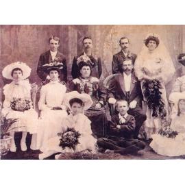 Wedding of Mary Jane and John Douglas Stevens, 7 April 1905