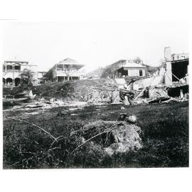 Townsville General Hospital after Cyclone Leonta, Townsville, 1903