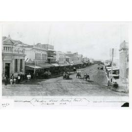 Flinders Street looking east, Townsville, 1892