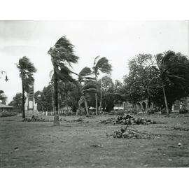 ANZAC Park after an unnamed cyclone, Townsville, 1940
